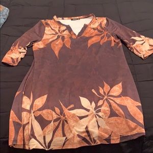 Silky dress or long top